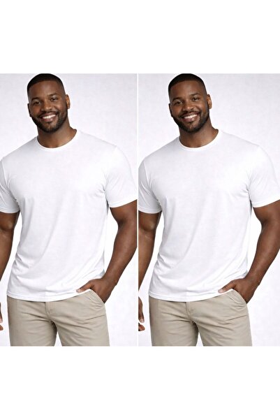 w white stars sports & wear 2 τεμάχια T-shirt με λαιμόκοψη ποδηλάτου, άνετη ε...