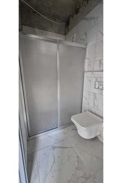 Emirdus Gri profil bir sabit bir kayar Prestij mika cam duşakabin