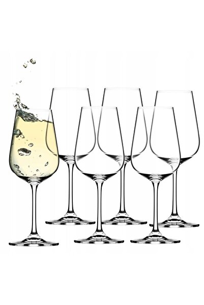 KADAX White Wine Glasses Set of 6 Glasses 360ml Stylish