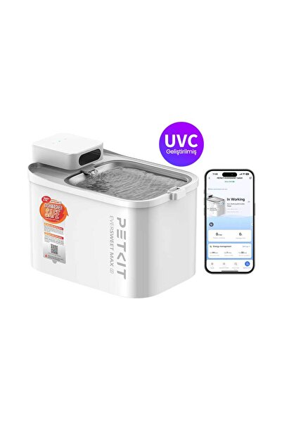 Petkit Eversweet Max 2 (UVC) Su Pınarı (Resmi Distribütör Garantili)