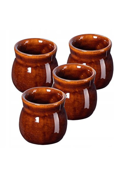 KADAX Set de 4 căni de vin fiert din gresie, 300 ml