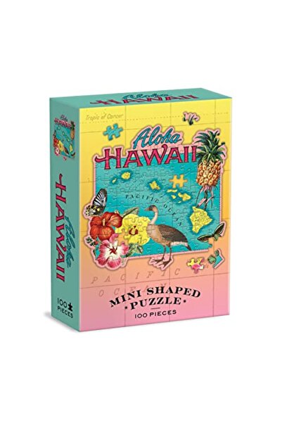 Galison Hawaii Mini Shaped Puzzle