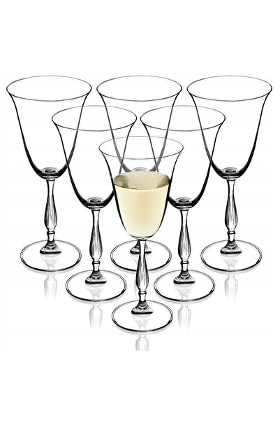 KADAX Red and White Wine Glasses Set of 6 Glasses 250ml Set