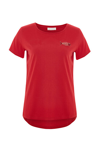 Mudo Marine Embroidered Crewneck T-Shirt