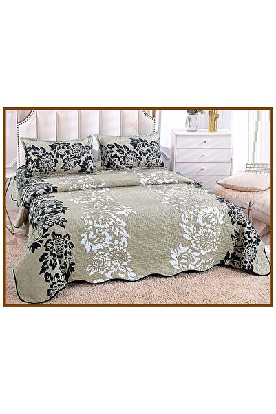 CHIRASO Reversible Quilted Bedspread Set, 2 Sides, 3 Pieces, 220x240 cm, 2 Pi...