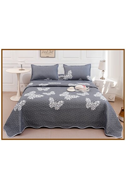 CHIRASO Reversible Quilted Bedspread Set, 2 Sides, 3 Pieces, 220x240 cm, 2 Pi...