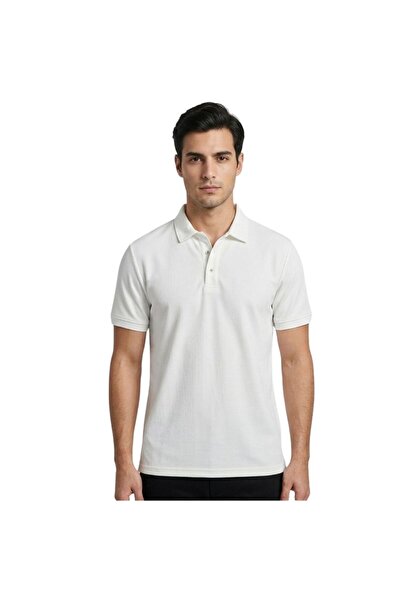 trender Muška polo košulja sa kopčanim ovratnikom T-shirt Highway bela