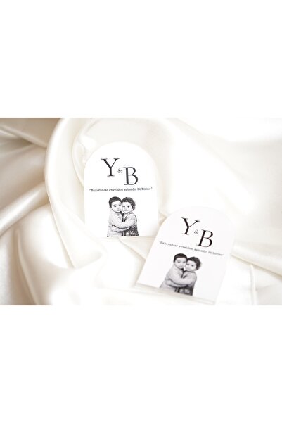 yb tasarım atölyesi Nişan Magnet - 20 adet -