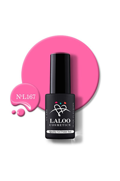 Laloo Cosmetics 167 Bubblegum Pink Neon | Laloo gel polish 7ml