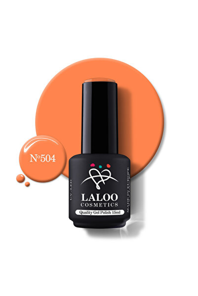 Laloo Cosmetics Νο.504 Intense Orange | Laloo gel polish 15ml