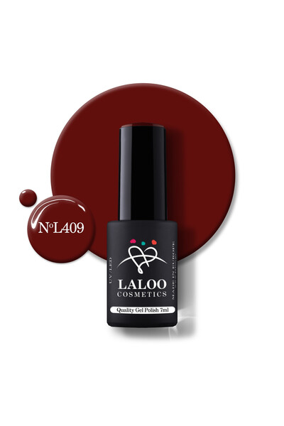 Laloo Cosmetics 409 Maroon | Laloo gel polish 7ml