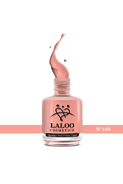 Laloo Cosmetics No. 168 Apricot| Laloo classic nail polish 15 ml