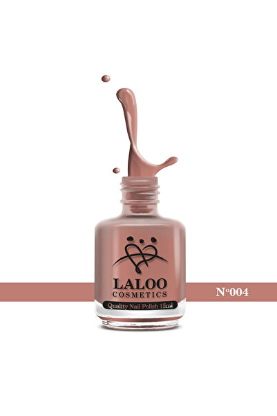 Laloo Cosmetics No.004 Dusty Pink| Laloo classic nail polish 15 ml
