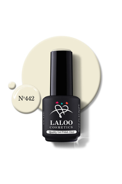 Laloo Cosmetics Но.442 Yellow White | Laloo gel polish 15ml