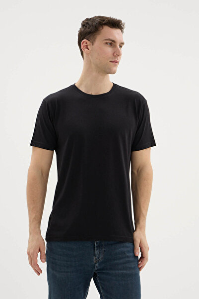 KLY Noul sezon guler rotund Bărbați tricou T-521