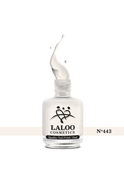 Laloo Cosmetics No. 443 Salmon White Laloo classic nail polish 15 ml