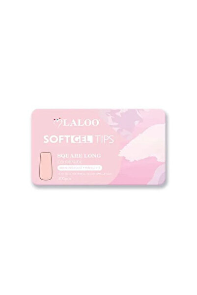 Laloo Cosmetics Tipsuri softgel patrat lung Nude 600 buc Laloo