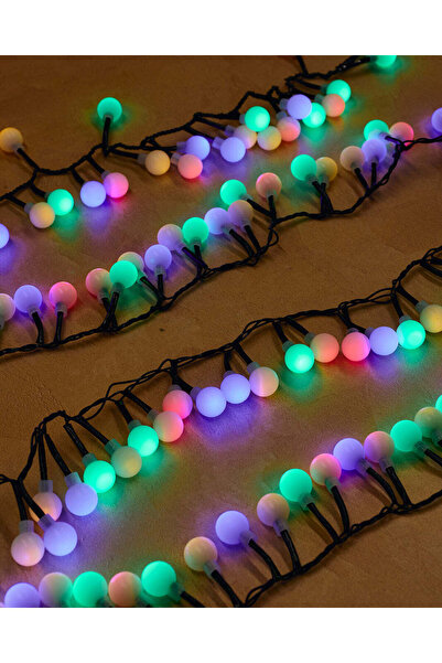 REDTAG مجموعة متنوعة من أضواء سلسلة 3M LED كروية الشكل، 150 مصباح LED