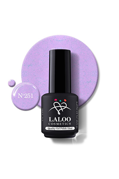 Laloo Cosmetics 251 Lilac with blue pigment | Laloo gel polish 15ml