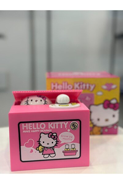 Liya's Gift Hello Kitty Elektronik Otomatik Para Yiyen Kumbara Sesli Hareketl...