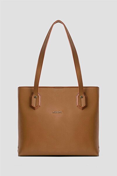 Armine Pia Deri Çanta 25YD7343 Taba