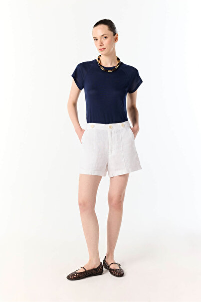 Mudo شورت كيسا كتان