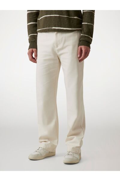 Guess Linen blend regular fit chinos