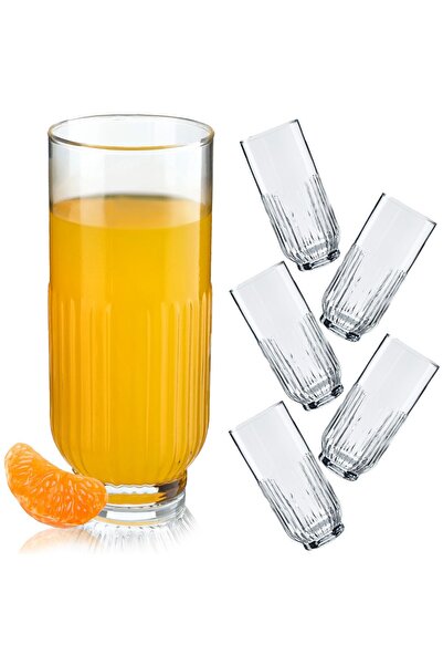 KADAX Pahare pentru băuturi, sucuri, set înalt de 6 pahare, 395 ml