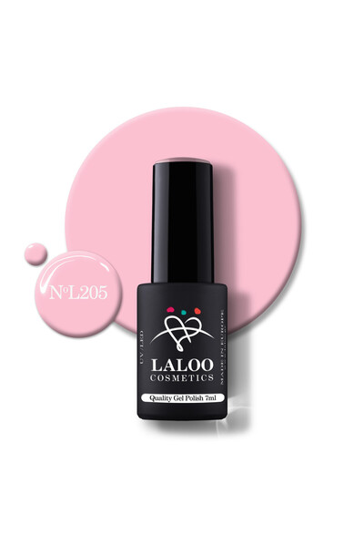 Laloo Cosmetics 205 Pale Rose | Laloo gel polish 7ml