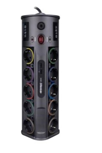 S-LINK Spg3-J-5 1.5m 306Joule 5Li Current Protection.Black Socket