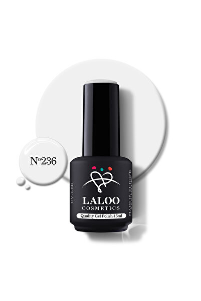 Laloo Cosmetics 236 milky White French | Laloo gel polish 15ml