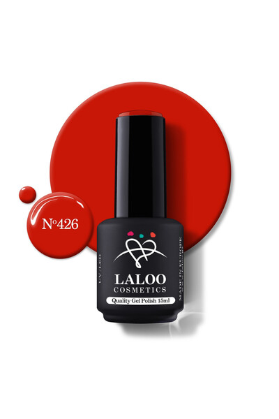 Laloo Cosmetics Νο.426 Caret Red | Laloo gel polish 15ml