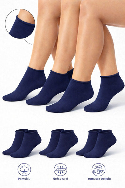 Ducks Socks Cotton Women's Non-Elastic White Short Socks Stitch-Free Premium ...