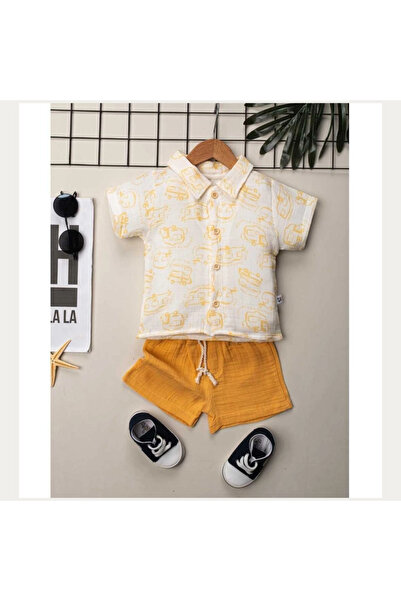 Kevin Set 2 Piese de Vară Băietei - Muselină