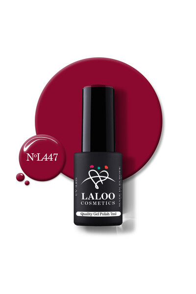 Laloo Cosmetics 447 Bordeaux | Laloo gel polish 7ml