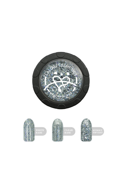 Laloo Cosmetics Glitter Albastru Pixel effect No.05 Laloo