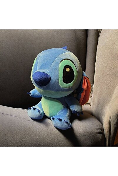 ZEKTON Stitch Model Blue Plush Toy 30 cm - Cute Character Figure with Big Ear...