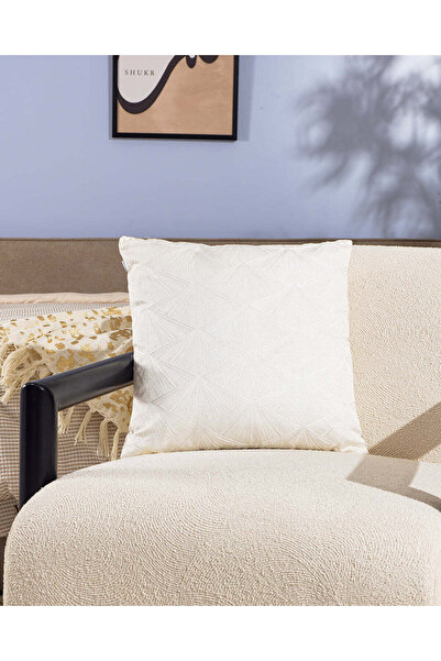 REDTAG Gold Jacquard Cushion – 45x45cm