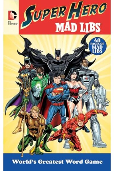 Penguin Random House لعبة ملء الفراغات لأبطال دي سي كوميكس الخارقين