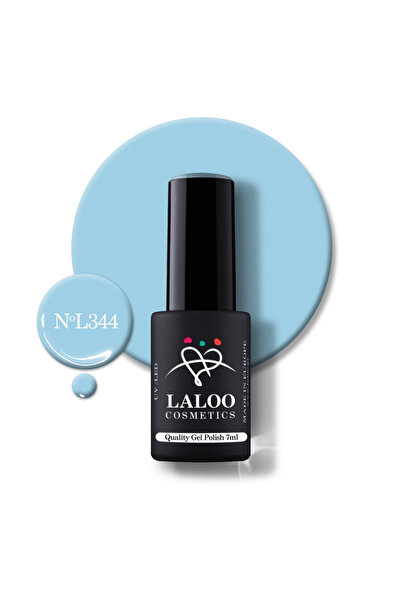 Laloo Cosmetics 344 Light Ocean Blue | Laloo gel polish 7ml