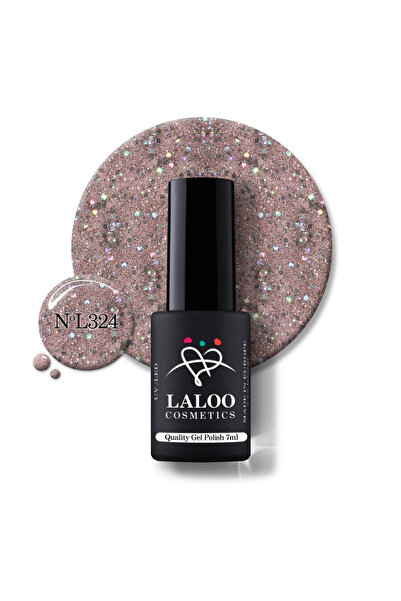 Laloo Cosmetics 324 Bronze Glitter | Laloo gel polish 7ml