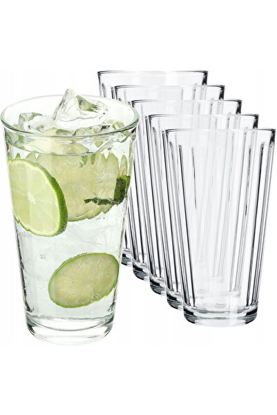 KADAX Glasses for Drinks, Whiskey, Juice, Set of 6 Glasses, 360 ml