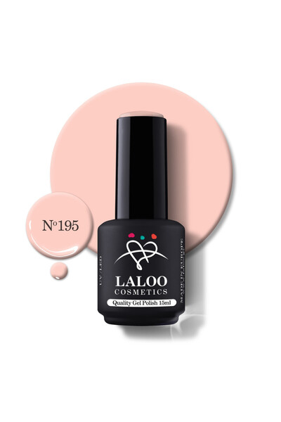 Laloo Cosmetics 195 Powder Nude | Laloo gel polish 15ml
