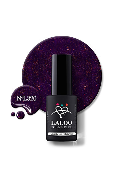 Laloo Cosmetics 320 Sparkling Purple | Laloo gel polish 7ml