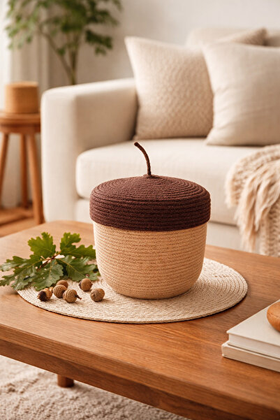 ABACIA Coș/Organizator cu design în formă de amethyst