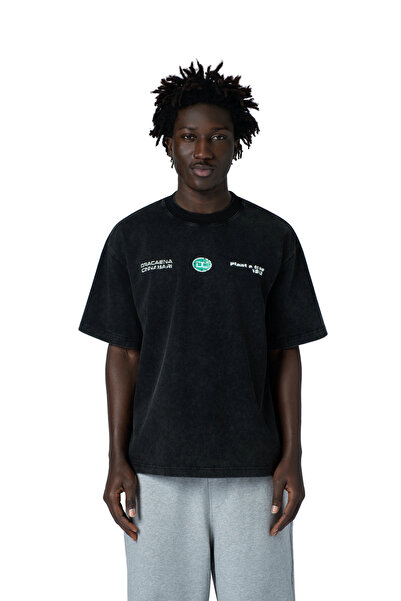 Dracaena cinnabari T-shirt with "boxy" written on the front