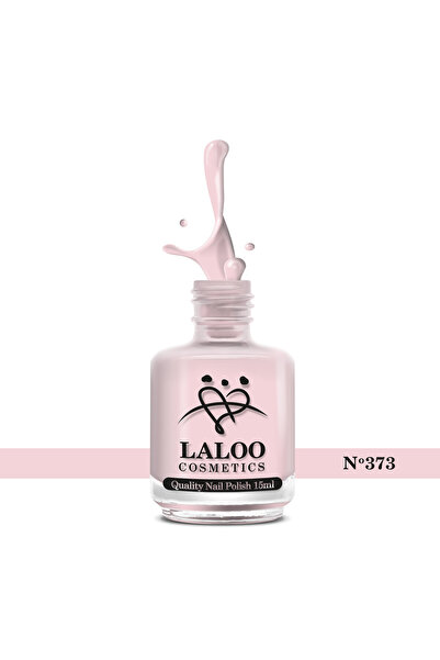Laloo Cosmetics № 373 Бебешко розово| Класически лак за нокти Laloo 15 мл