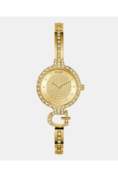 Guess Ladies Gold Tone Analog Watch