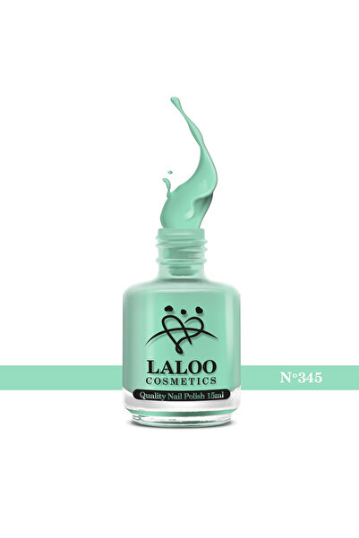 Laloo Cosmetics No.345 Aquamarine| Oja clasica Laloo 15 ml