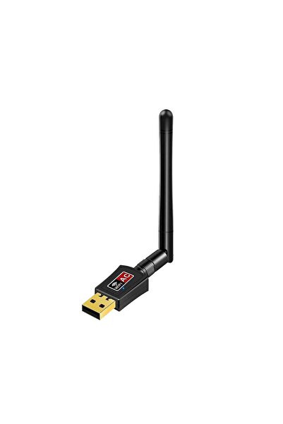 zola Adaptor antenă WiFi cu USB 600 Mbps, 2.4GHz/ 5GHz, bandă duală, negru